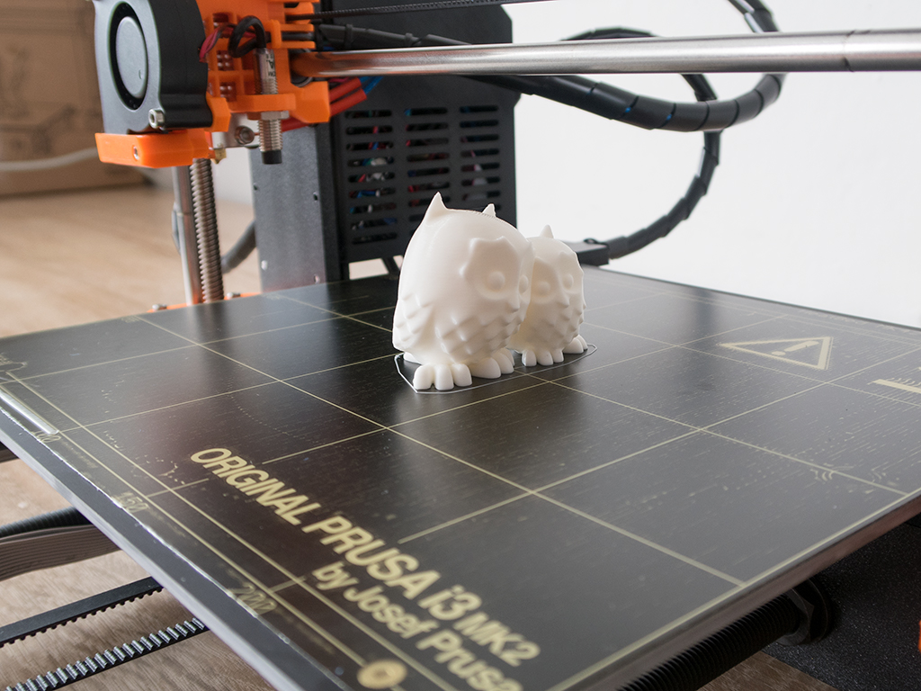 Druhý tisk na 3D tiskárně Prusa i3 MK2