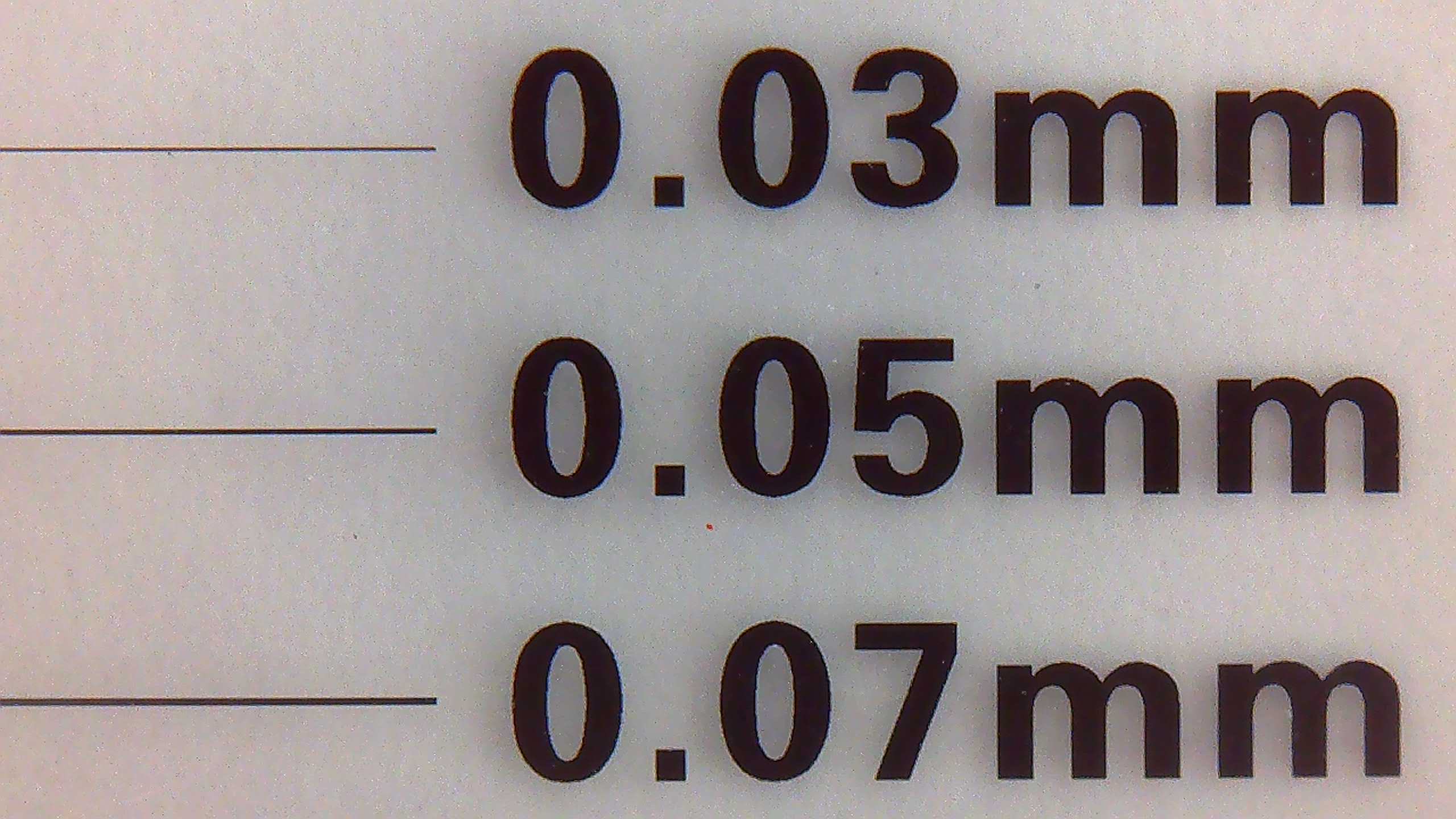 Čáry 0,03 až 0,07 mm